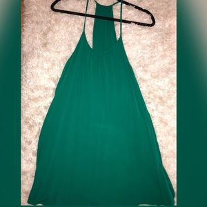 Green summer dress